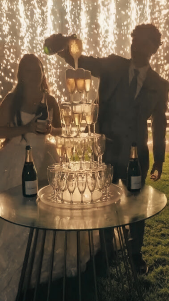 une fontaine à champagne